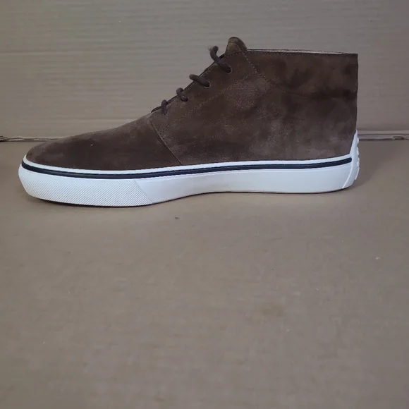 Tod's Suede Brown Desert Boot Sneaker Casual Men Sz 12 - Picture 13 of 16